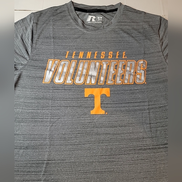 Russell Gray Tennessee Volunteers Athletic Metallic T-ShirtMen's Medium NWT - Picture 2 of 5